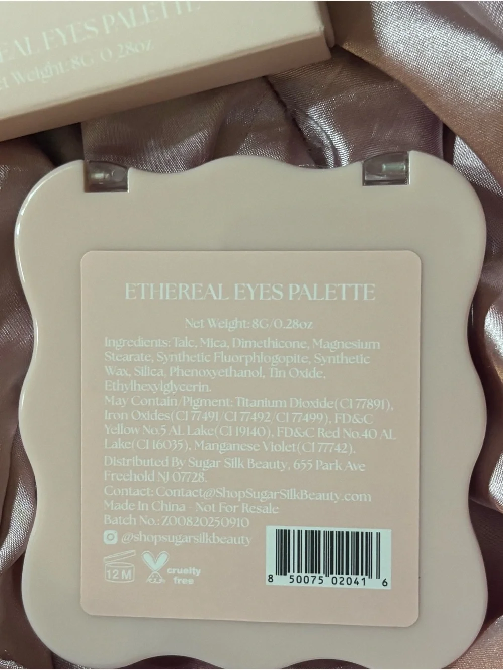 💝NIB Sugar Silk Beauty Ethereal Eyes Palette💝